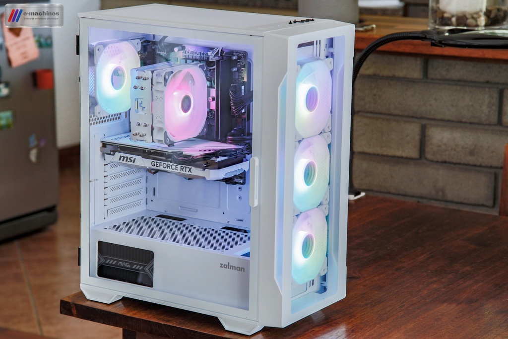 Tour Zalman i3 Néo TG Blanche i5 13400F et RTX 4070