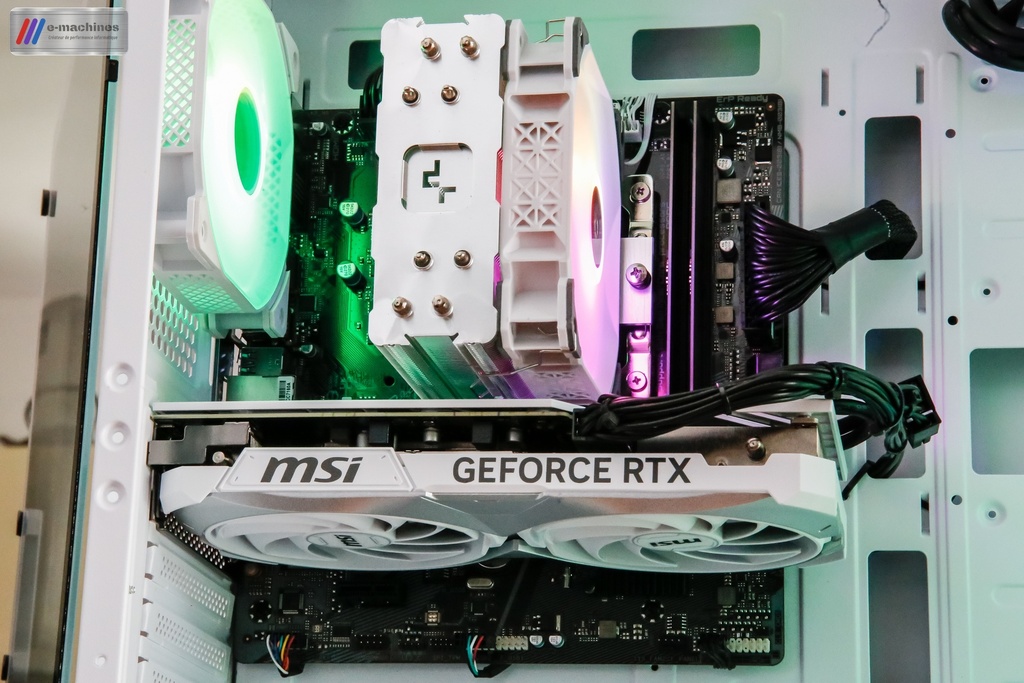 Tour Zalman i3 Néo TG Blanche i5 13400F et RTX 4070