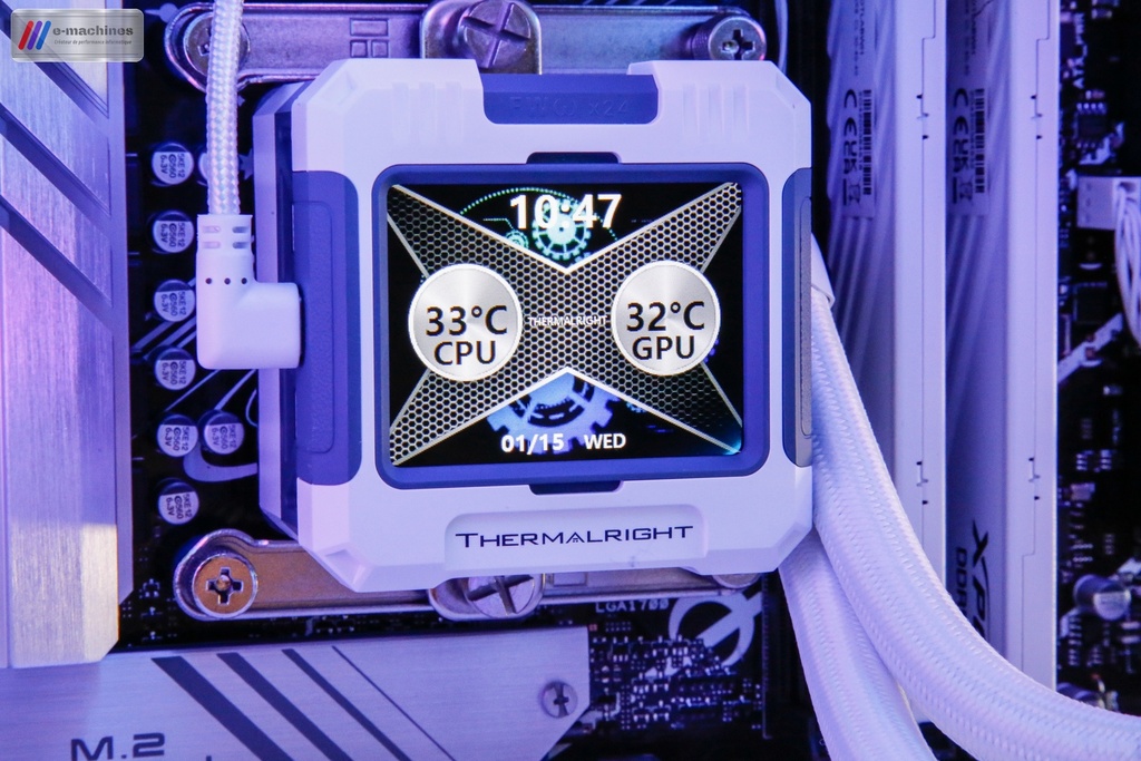 Tour DarkFlash DPX90 blanche i7 14700F RTX 4070Ti SUPER PNY
