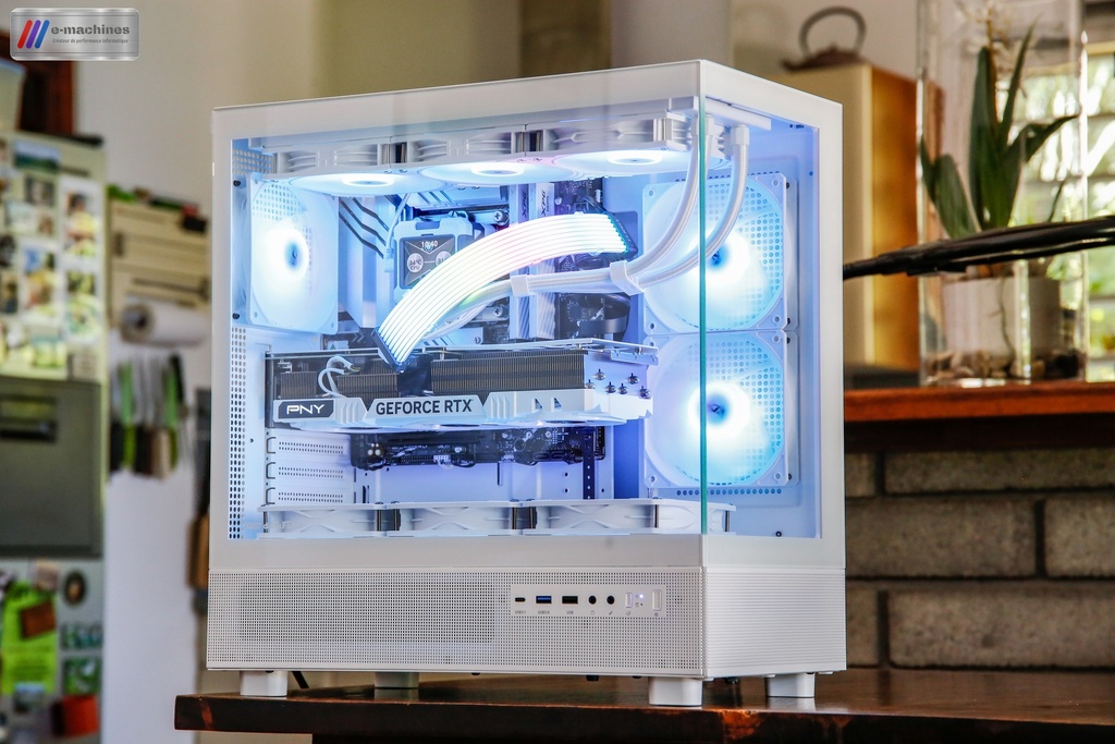 Tour DarkFlash DPX90 blanche i7 14700F RTX 4070Ti SUPER PNY