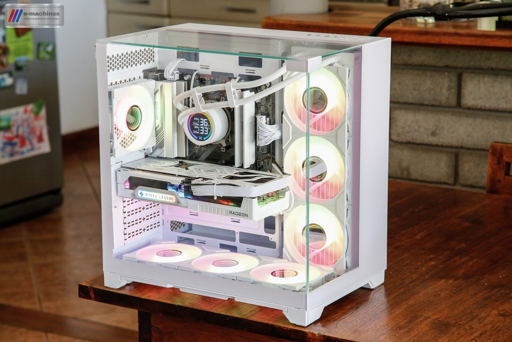 Cube Mars Gaming MC Vision blanc Ryzen 7 7700X RX 9070 XT