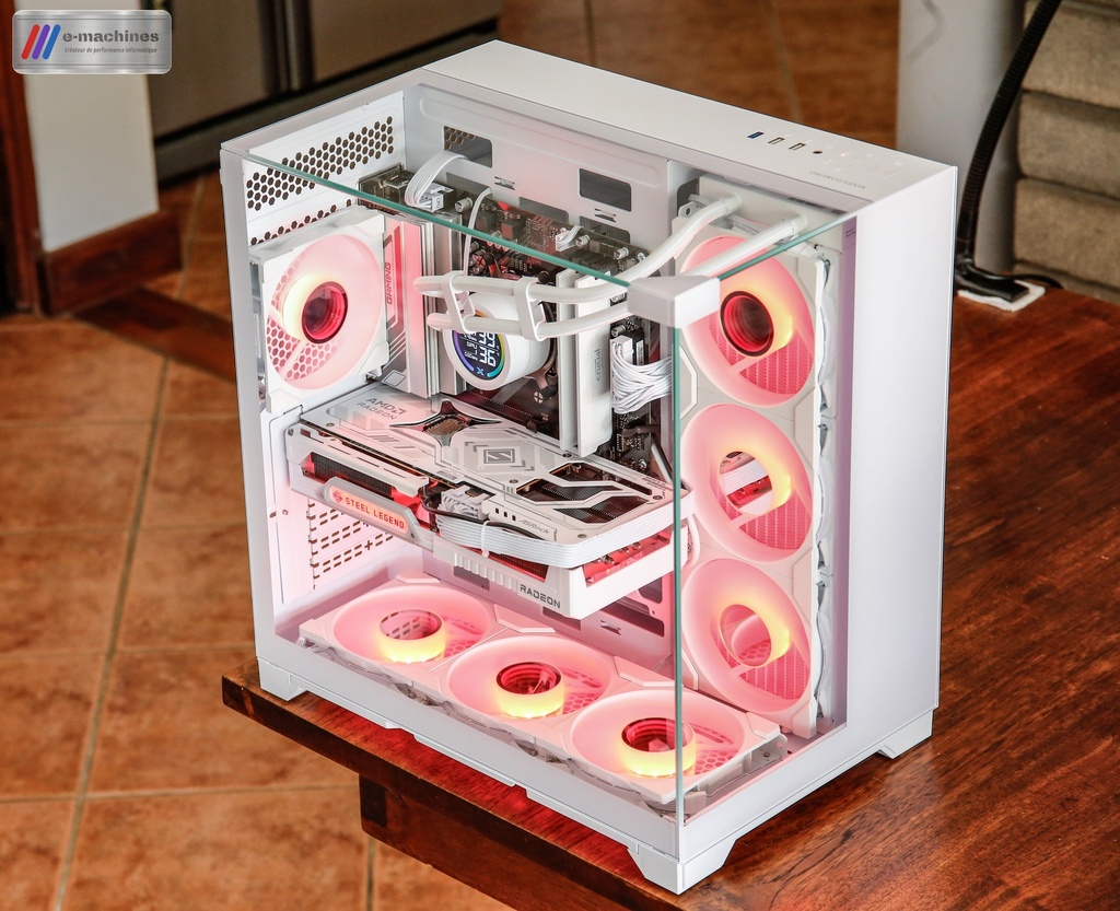 Cube Mars Gaming MC Vision blanc Ryzen 7 7700X RX 9070 XT