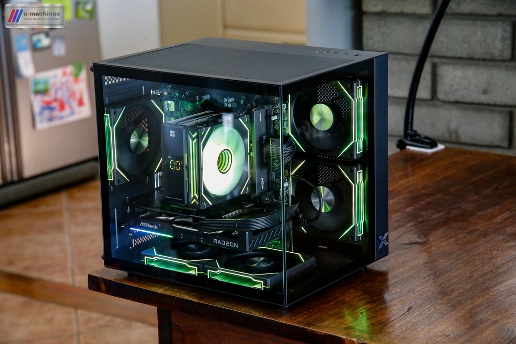 Mini cube Xigmatek Aqua M Lite Ryzen 8400F RX 9060XT 16Go