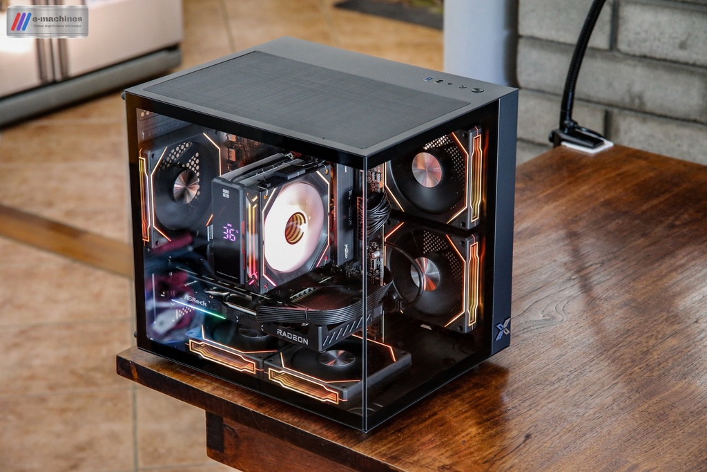 Mini cube Xigmatek Aqua M Lite Ryzen 8400F RX 9060XT 16Go