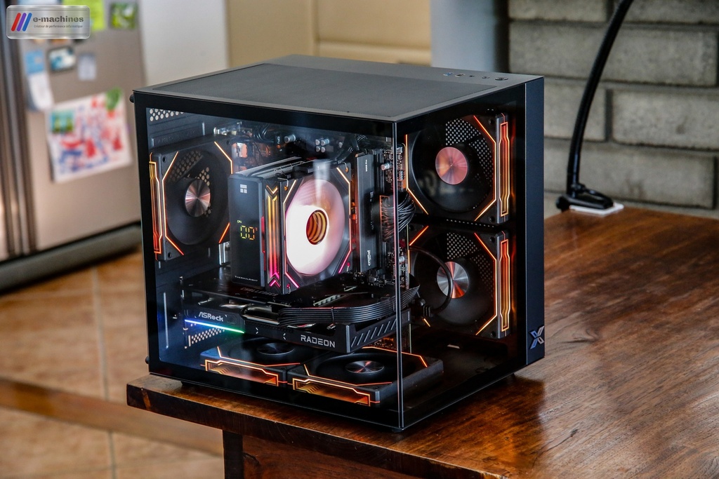 Mini cube Xigmatek Aqua M Lite Ryzen 8400F RX 9060XT 16Go