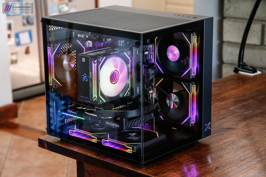 Mini cube Xigmatek Aqua M Lite Ryzen 8400F RX 9060XT 16Go