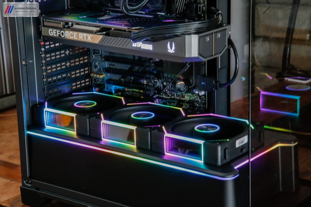 Tour Mars Gaming Prisma noire Ryzen 7800X3D RTX 5070 Ti 