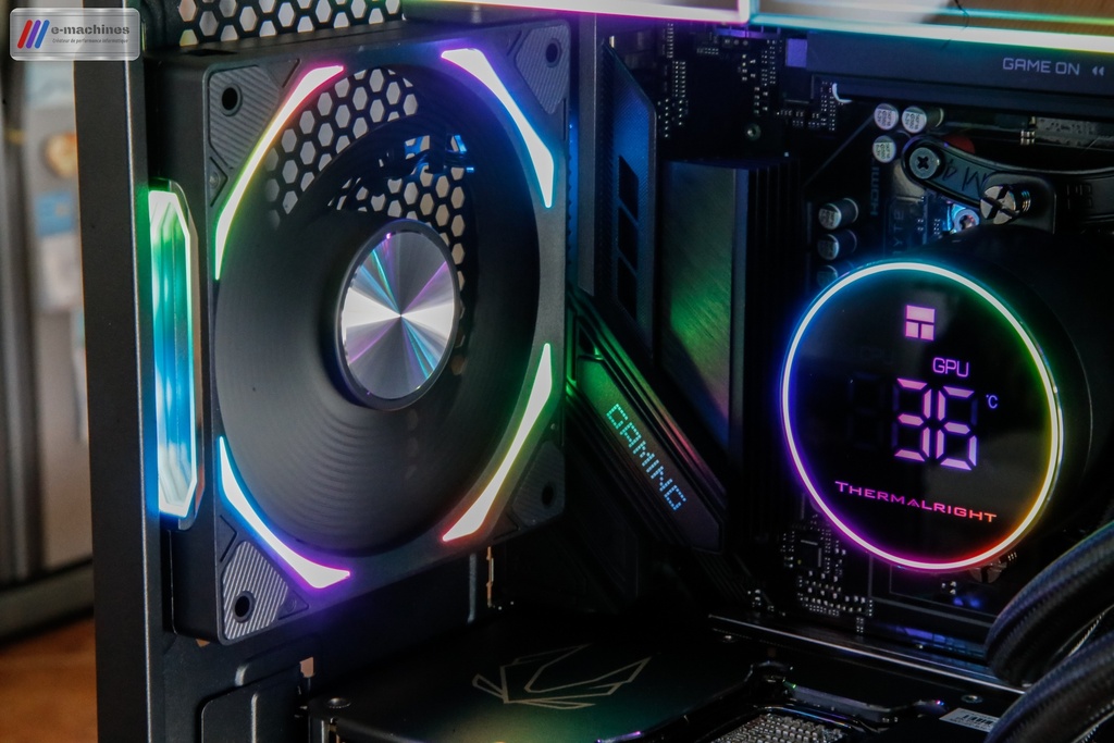 Tour Mars Gaming Prisma noire Ryzen 7800X3D RTX 5070 Ti 