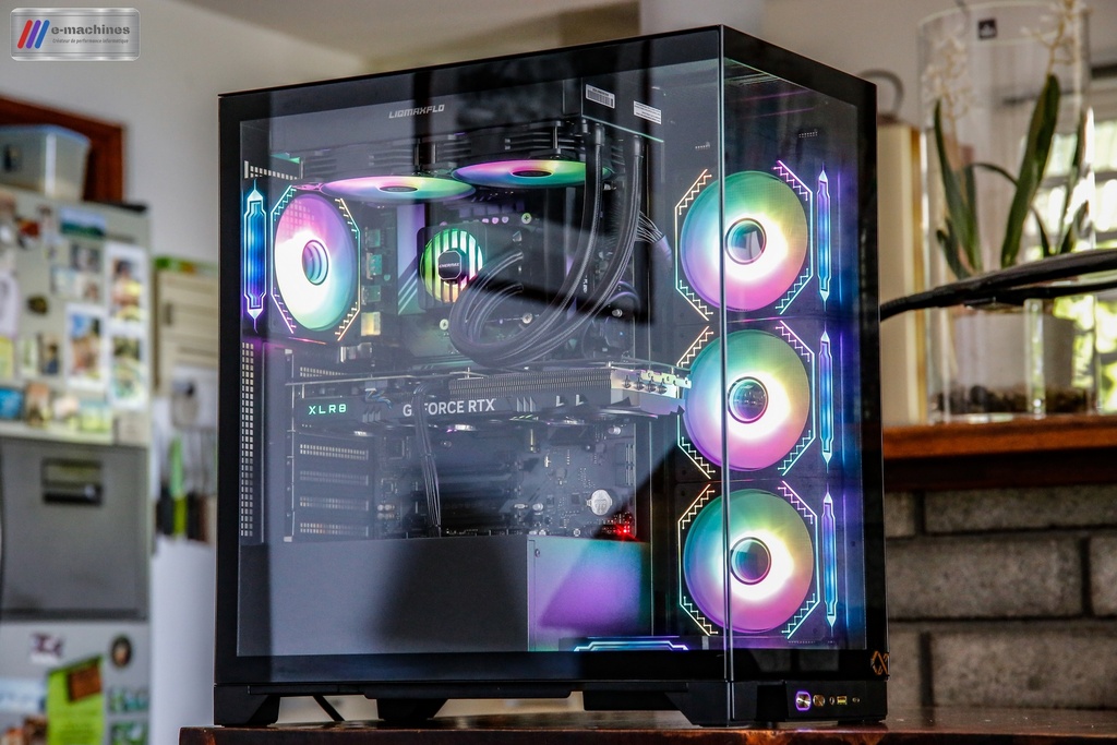 Tour Xigmatek Endorphin Ultra noire i5 14600KF et RTX4070 SUPER