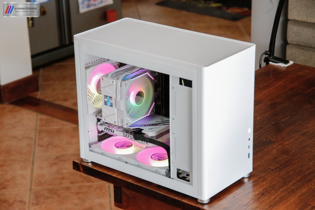 Cube Gamemax Spark blanc i5 14400F RTX 4060 Msi WH