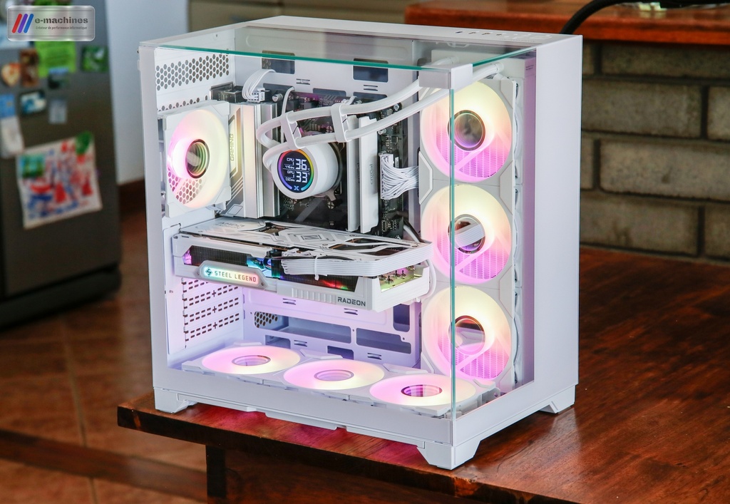 Cube Mars Gaming MC Vision blanc Ryzen 7 7700X RX 9070 XT