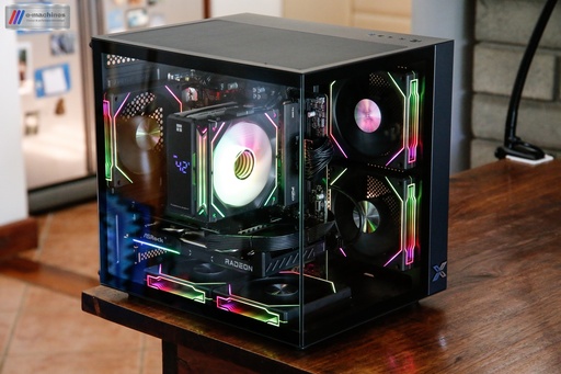 Mini cube Xigmatek Aqua M Lite Ryzen 8400F RX 9060XT 16Go